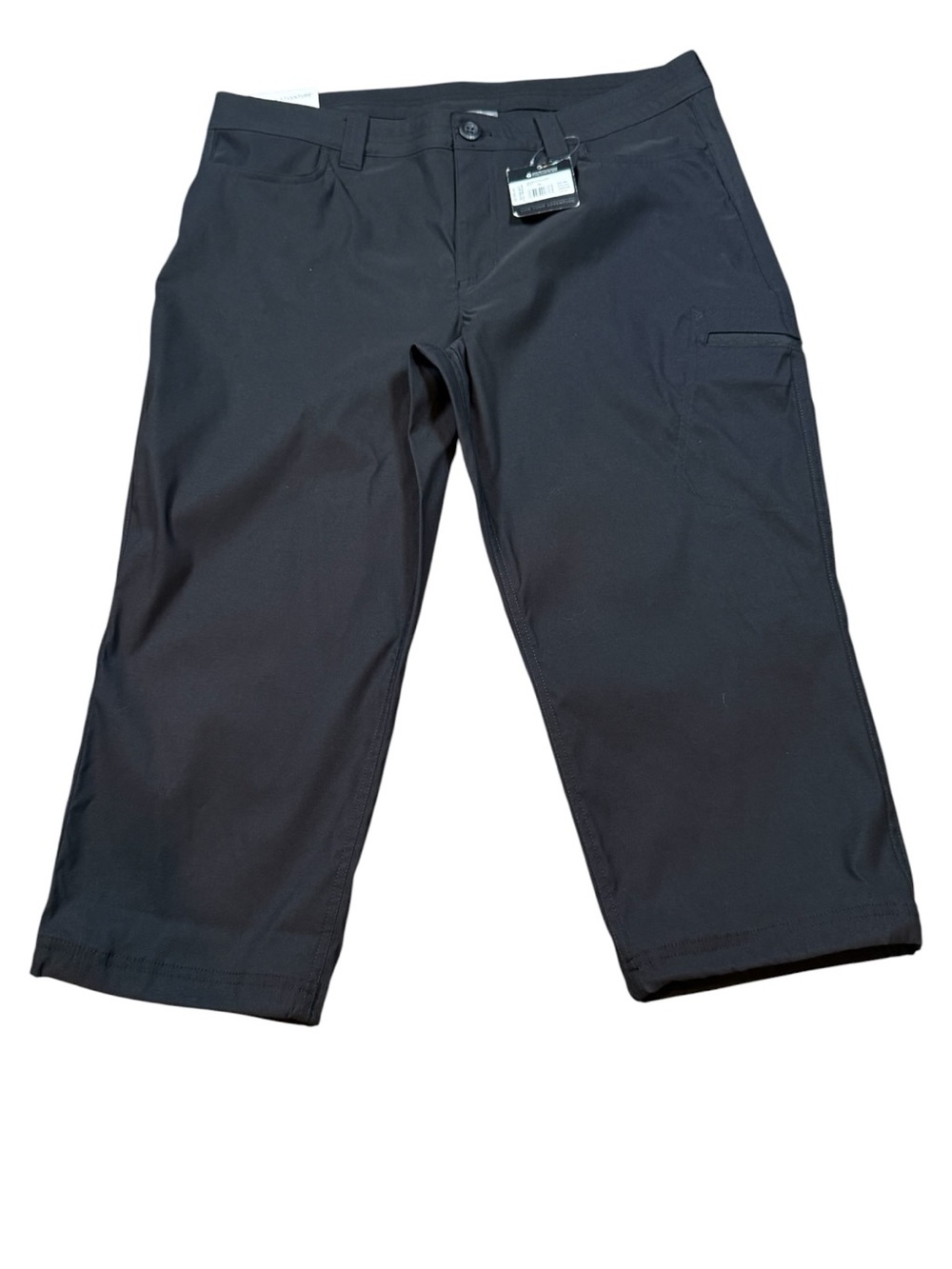 NWT Eddie Bauer Rainier Capri Pants Black Size 14